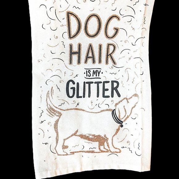 Dog Glitter Kitchen Towel NWOT - Picture 1 of 7
